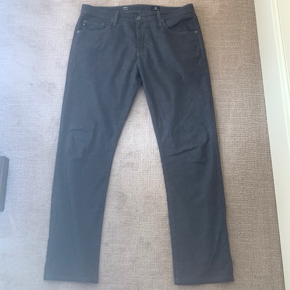Men’s AG Everett Slim Straight 36W X 34L Gray Pants
